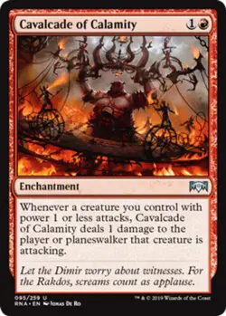 4x Cavalcade of Calamity NM-Mint, English Ravnica Allegiance MTG Magic - Image 1