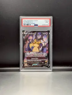 2022 POKEMON SWORD & SHIELD BRILLIANT STARS #TG16 FULL ART/MIMIKYU V PSA 9 - Image 1