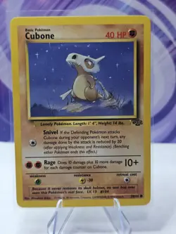 Pokemon TCG Cubone Jungle 50/64 Regular Unlimited Common NM - Image 1