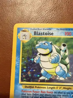 Pokemon TCG Blastoise 2/102 Holo Rare Base Set, Original LP - Image 4