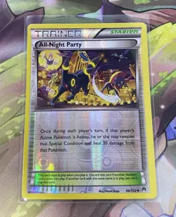 Pokemon Breakpoint All-Night Party 96/122 Reverse Holo Uncommon English TCG - Image 1