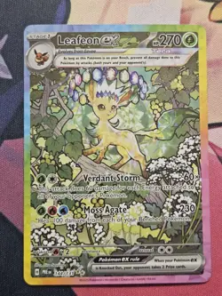 Leafeon ex 144/131 Prismatic Evolutions SIR ALT ART Rare Pokemon TCG 💎 MINT - Image 1