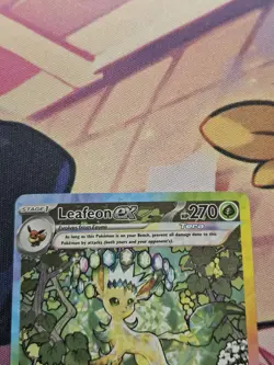 Leafeon ex 144/131 Prismatic Evolutions SIR ALT ART Rare Pokemon TCG 💎 MINT - Image 3
