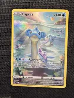 Stunning!🤩 Lapras GG05/GG70 Crown Zenith: Pokemon NM - Image 1