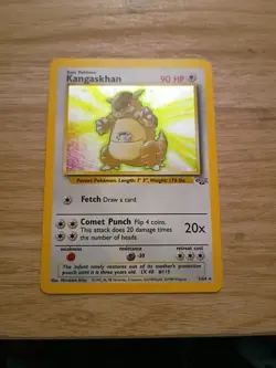 Pokemon TCG Kangaskhan Jungle 5/64 Holo Unlimited Holo Rare - Image 1