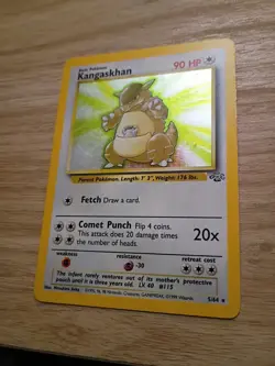 Pokemon TCG Kangaskhan Jungle 5/64 Holo Unlimited Holo Rare - Image 3