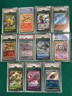 Lot Of 11x Pokemon Slabs (incl. 8x 10’s) - Image 1