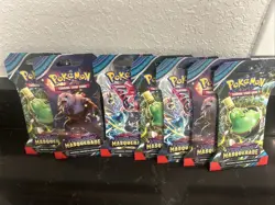 Pokemon Twilight Masquerade Sleeved Booster Packs Lot Of 7 - Image 1