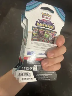 Pokemon Twilight Masquerade Sleeved Booster Packs Lot Of 7 - Image 3