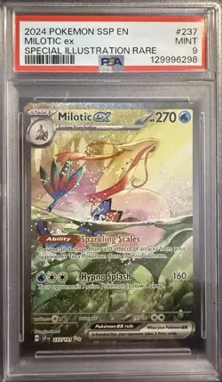 Milotic Ex #237/191 - 2024 Pokemon SV: Surging Sparks - PSA 9 - Image 1