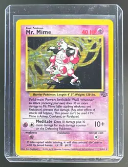 Mr. Mime 1999 Pokemon Jungle #6/64 - Image 1