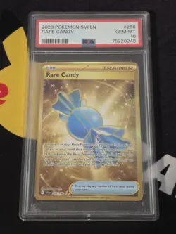 2023 Pokemon SVI En-Scarlet & Violet Hyper Rare #256 Candy PSA 10 V19 - Image 1