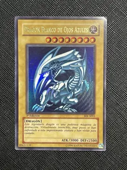 Yu-Gi-Oh BLUE EYES WHITE DRAGON 1st Edition BIK-S001 Spanish Blanco De Ojos Azul - Image 3