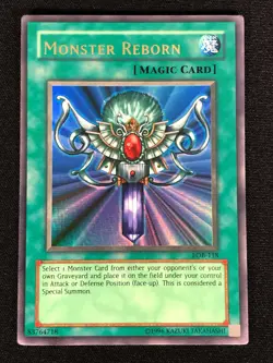 Yugioh Monster Reborn LOB-118 Ultra (LP) - Image 1