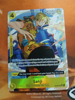 One Piece CCG Sanji St29 Alt Art English Egghead Starter - Image 1
