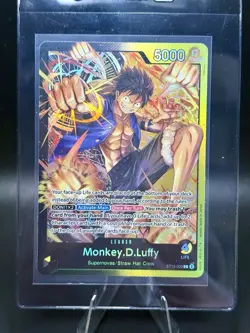 One Piece ST13-003 L Monkey.D.Luffy - English -The Three Brothers Near Mint - Image 1