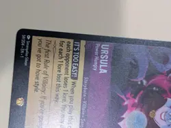 Disney Lorcana First Chapter - Ursula Power Hungry Cold Foil - 59/204 Legendary - Image 3