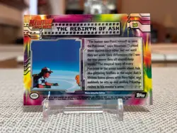 1999 Topps Pokemon First Movie #38 (The Rebirth of Ash) 2nd Print Black Logo NM - Image 2