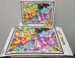 Pokemon Eevee's Stained Glass 2000 Piece Jigsaw Puzzle Buffalo Games 79346023028 - Image 2