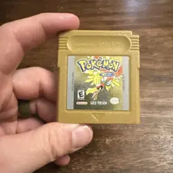 Pokemon Gold (Nintendo Game Boy Color GBC) Tested - Authentic - New Battery! 45496731212 - Image 1