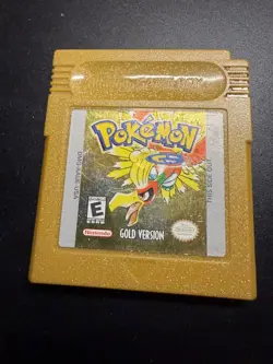 Pokemon Gold Version (Nintendo Game Boy Color, 2000) GBC Authentic New Battery 45496731212 - Image 1