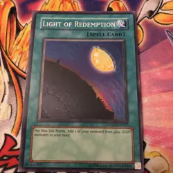 Light Of Redemption Super Rare Unlimited Edition LODT-EN057 Yugioh Card - Image 1