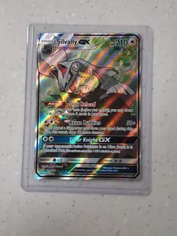 Pokemon TCG Silvally GX Cosmic Eclipse Holo Card 227/236 Full Art Ultra Rare - Image 1