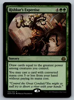 Prerelease Cards #123 Rishkar's Expertise - Image 1