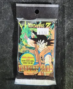Dragon Ball Z Series 1 Trading Cards - Lot of 7 Sealed Booster Packs - ArtBox - Image 2