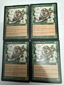 MTG 4x Wall of Blossoms Stronghold Set Uncommon Magic The Gathering - Image 1