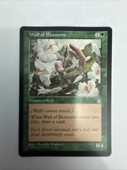MTG 4x Wall of Blossoms Stronghold Set Uncommon Magic The Gathering - Image 3