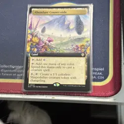 Abundant Countryside - (Extended Art) Commander: Lorwyn Eclipsed Regular - Mtg - Image 1