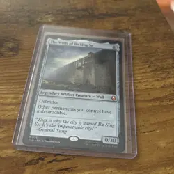 Magic The Gathering The Walls of Ba Sing Se Legendary Artifact Creature Wall MTG - Image 1