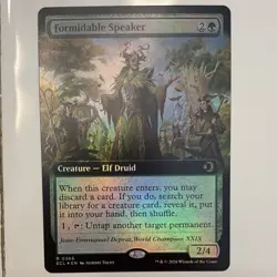 Magic: The Gathering Formidable Speaker Green Rare Creature ECL Foil 0366 2026 - Image 1