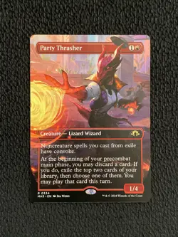 Party Thrasher Borderless Non-Foil NM - Modern Horizons 3 - Image 1
