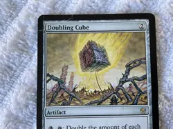 Magic the Gathering MTG 1x Doubling Cube Fifth Dawn HP/Damaged - Image 2