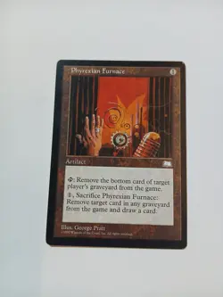 Magic The Gathering Phyrexian Furnace Weatherlight LP/NM Condition. ●206 - Image 1