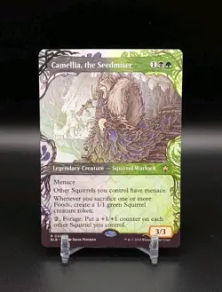 MTG Camellia, the Seedmiser (Showcase) #328- BLB- Regular Rare-NM Condition - Image 1