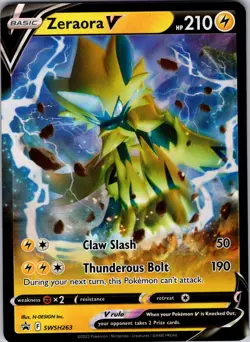 Zeraora V SWSH263 SWSH: Sword & Shield Promo Cards Pokemon TCG NM - Image 1