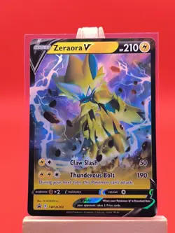 Zeraora V SWSH263 Ultra Rare Holo Black Star Promo Pokemon Card * New * - Image 2