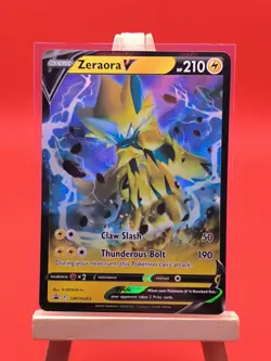 Zeraora V SWSH263 Ultra Rare Holo Black Star Promo Pokemon Card * New * - Image 3
