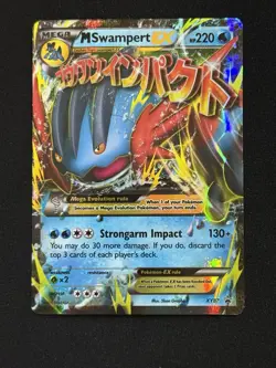 M Swampert EX #XY87 - Pokemon TCG - XY Promo - Holo - DMG - Image 1
