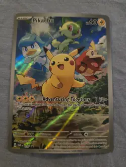 Pikachu SVP027 Paldea Evolved EN Black Star Promo Holo SVP EN 027 Pokemon TCG - Image 1