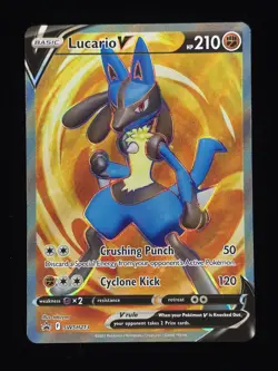 Lucario V SWSH213 Pokemon SWSH: Sword & Shield Promo Cards 🔥🔥🔥 - Image 1