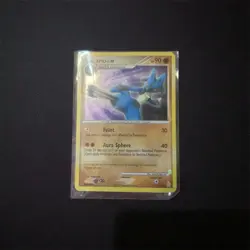 Lucario LV.30 3/11 Holo Rare Diamond & Pearl Trainer Kit Promo Pokemon TCG - Image 1