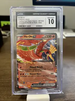 Pokemon TCG Classic Ho-Oh EX Card #007/034 - Image 1