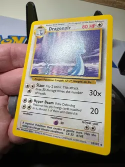 1999 Pokemon Gaming Set Unlimited Dragonair #18/102 Rare - Image 3