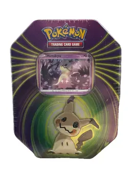 Pokemon Mimikyu TCG Tin Box Collectible Card Game - Image 1