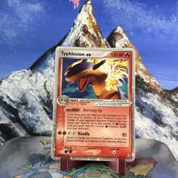 Typhlosion ex - 110/115 Pokemon Unseen Forces - Holo 🔥 Small Crease - Image 1