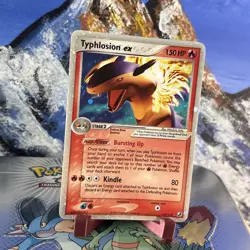 Typhlosion ex - 110/115 Pokemon Unseen Forces - Holo 🔥 Small Crease - Image 2
